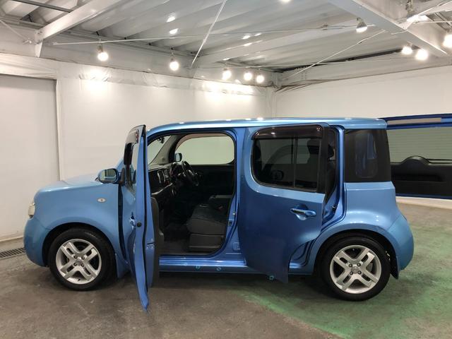 キューブ１５Ｇ　車検整備付／走行２２１２１キロ／ナビバックカメラ１年保証距離無制限付き　オートエアコン　ナビバックカメラ　キーフリー　純正フロアマット　ベンチシート　純正リアスモークガラス　純正アルミホイール（埼玉県）の中古車