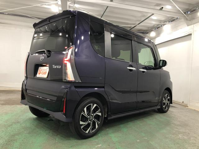 タントカスタムＸ　走行７０４０キロ　純正１０インチナビ　ドラレコ１年保証距離無制限　純正フロアマット　パノラマモニター　純正マット　サイドエアバッグ　ＬＥＤヘッドランプ　アイドリングストップ　シートヒーター　両側電動スライドドア（埼玉県）の中古車