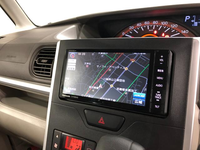 タントＸ　ＳＡII　走行距離２４８４０キロ／フルセグナビ／マット１年保証距離無制限　走行距離２４８４０キロ　フルセグナビ　純正マット　助手席エアバッグ　オートライト　アイドリングストップ　片側電動スライドドア　プッシュボタンスタート　オート格納式ドアミラー（埼玉県）の中古車