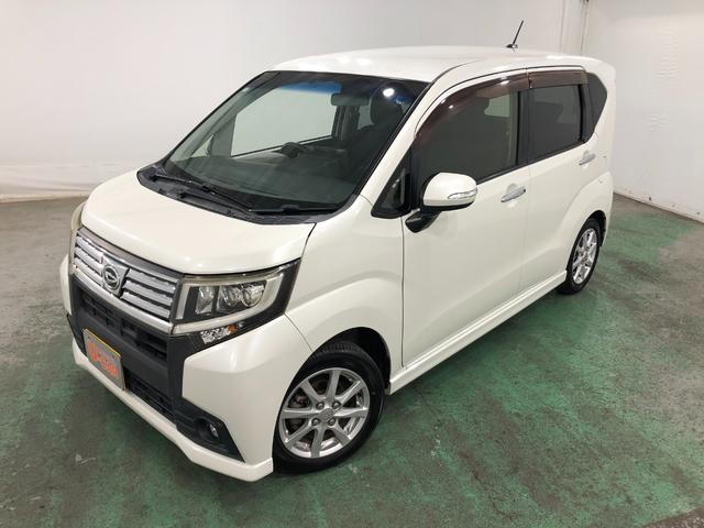 ムーヴカスタム　Ｘ　ＳＡ　社外ナビ／ＥＴＣ一年保証・走行距離無制限　走行距離８４０６５キロ　フルセグナビ　ブルートゥース　ＤＶＤ再生　オートライト　ＬＥＤヘッドライト　アイドリングストップ　ベンチシート（埼玉県）の中古車
