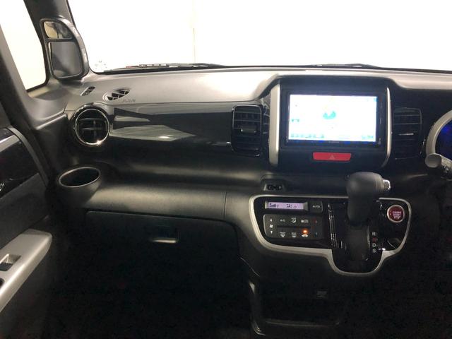 Ｎ−ＢＯＸカスタムＧ・ターボＬパッケージ　走行距離５６５４９キロ／ナビ／マット１年保証距離無制限　走行距離５６５４９キロ　ワンセグナビ　バックカメラ　ブルートゥース　純正マット　サイドエアバッグ　オートライト　ＨＩＤヘッドランプ　両側電動スライドドア　電動格納式ドアミラー（東京都）の中古車