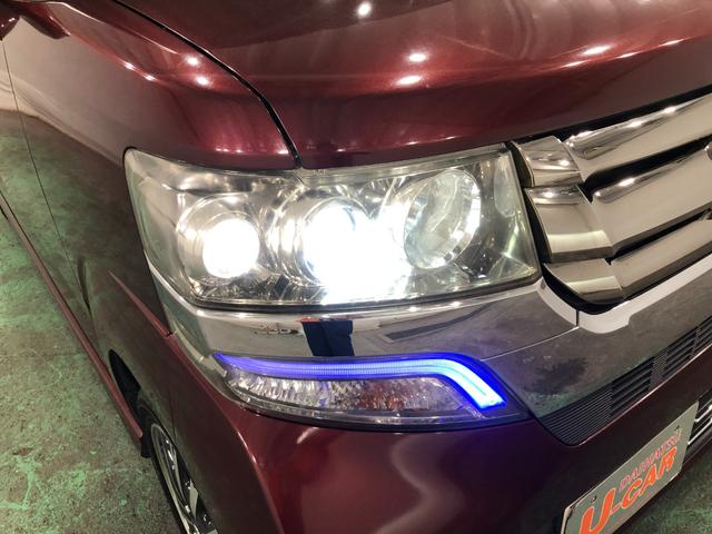 Ｎ−ＢＯＸカスタムＧ・ターボＬパッケージ　走行距離５６５４９キロ／ナビ／マット１年保証距離無制限　走行距離５６５４９キロ　ワンセグナビ　バックカメラ　ブルートゥース　純正マット　サイドエアバッグ　オートライト　ＨＩＤヘッドランプ　両側電動スライドドア　電動格納式ドアミラー（東京都）の中古車