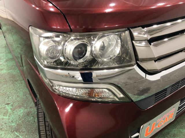 Ｎ−ＢＯＸカスタムＧ・ターボＬパッケージ　走行距離５６５４９キロ／ナビ／マット１年保証距離無制限　走行距離５６５４９キロ　ワンセグナビ　バックカメラ　ブルートゥース　純正マット　サイドエアバッグ　オートライト　ＨＩＤヘッドランプ　両側電動スライドドア　電動格納式ドアミラー（東京都）の中古車