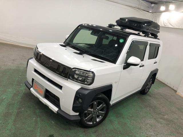 タフトＧターボ　４ＷＤ／車検整備付／ルーフボックス／ナビ／ドラレコ１年保証距離無制限　走行距離１２９９３１キロ　車検整備付　純正フルセグナビ　バックカメラ　ドラレコ　純正マット　サイドエアバッグ　ＬＥＤヘッドランプ　アイドリングストップ　シートヒーター　キーフリー（埼玉県）の中古車