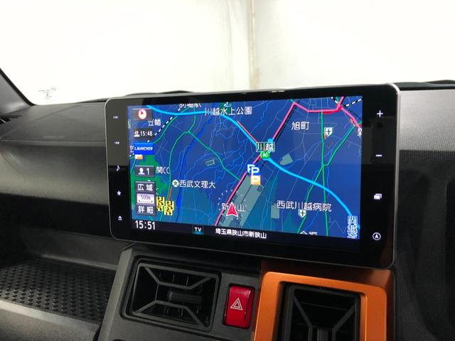 タフトＧターボ　４ＷＤ／車検整備付／ルーフボックス／ナビ／ドラレコ１年保証距離無制限　走行距離１２９９３１キロ　車検整備付　純正フルセグナビ　バックカメラ　ドラレコ　純正マット　サイドエアバッグ　ＬＥＤヘッドランプ　アイドリングストップ　シートヒーター　キーフリー（埼玉県）の中古車