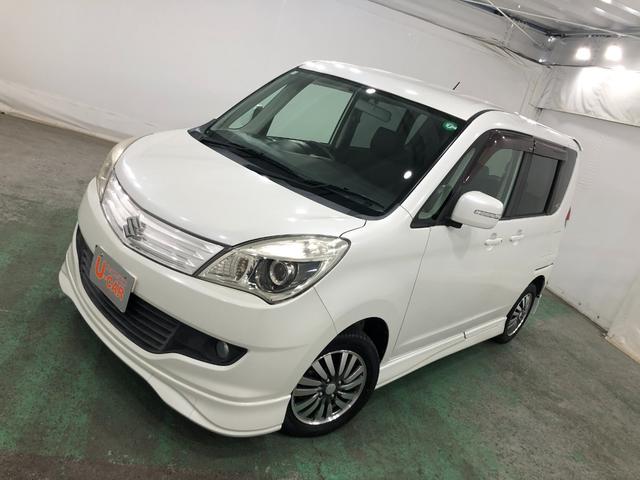 ソリオＳ　車検整備付／走行距離１８１３９キロ／ワンセグナビ／マット１年保証距離無制限　走行距離１８１３９キロ　ワンセグナビ　バックカメラ　ＤＶＤ再生　純正カーペットマット　助手席エアバッグ　オートライト　両側電動スライドドア（埼玉県）の中古車