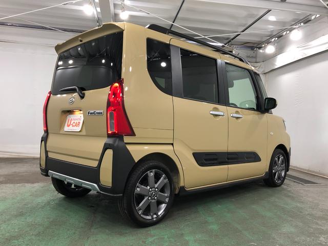 タントファンクロスターボ　走行３０キロ／フルセグナビ／バックカメラ１年保証距離無制限　走行３０キロ　サイドエアバッグ　Ｃソナー　オートマチックハイビーム　オートライト　ＬＥＤヘッドランプ　アイドリングストップ　ベンチシート　両側電動スライドドア（埼玉県）の中古車