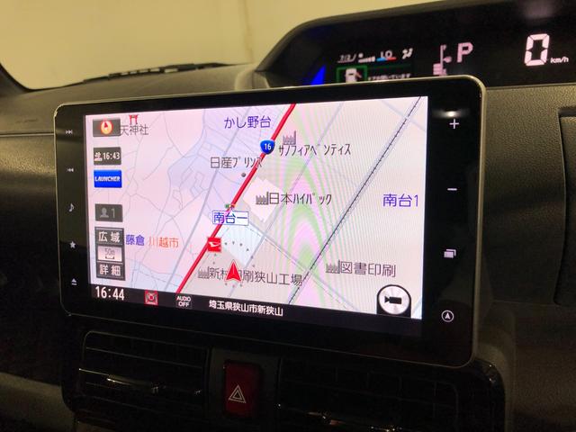タントカスタムＲＳセレクション　４ＷＤ／純正ナビ／ドラレコ一年保証・走行距離無制限　走行距離３４７５３キロ　フルセグナビ　ブルートゥース　全周囲カメラ　ドラレコ　サイドエアバック　オートライト　ＬＥＤヘッドライト　シートヒーター　両側電動スライドドア（埼玉県）の中古車