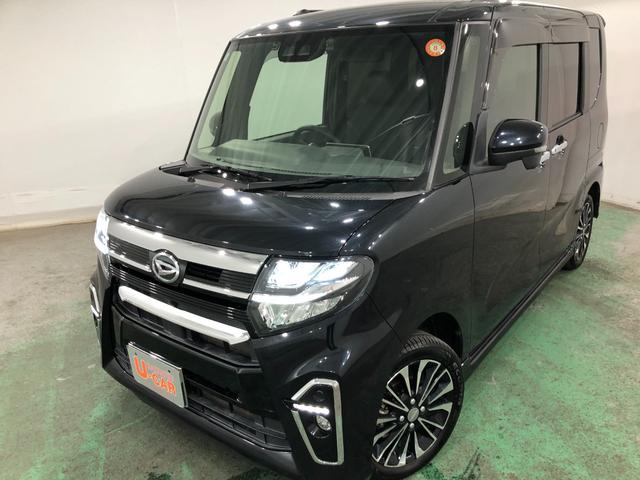 タントカスタムＲＳセレクション　４ＷＤ／純正ナビ／ドラレコ一年保証・走行距離無制限　走行距離３４７５３キロ　フルセグナビ　ブルートゥース　全周囲カメラ　ドラレコ　サイドエアバック　オートライト　ＬＥＤヘッドライト　シートヒーター　両側電動スライドドア（埼玉県）の中古車