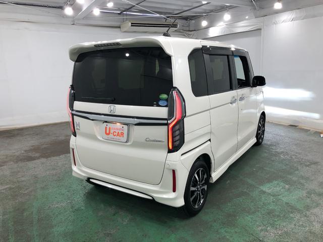 Ｎ−ＢＯＸカスタムＧ・Ｌホンダセンシング　純正ナビ／Ｂカメラ／両側電動スライド一年保証・走行距離無制限　走行距離６７８０６キロ　フルセグナビ　ＵＳＢ　Ｂカメラ　ＤＶＤ　ドラレコ　サイドエアバック　オートライト　ＬＥＤヘッドライト　ベンチシート　両側電動スライドドア（埼玉県）の中古車