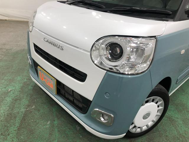 ムーヴキャンバスストライプスＧターボ　走行距離８７８２キロ／ナビ／ドラレコ１年保証距離無制限　走行距離８７８２キロ　純正フルセグナビ　バックカメラ　ドラレコ　純正マット　サイドエアバッグ　ＬＥＤヘッドランプ　アイドリングストップ　シートヒーター　両側電動スライドドア（埼玉県）の中古車