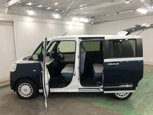 ムーヴキャンバスストライプスＧ　走行距離５８４０キロ／ディスプレイオーディオ１年保証距離無制限　走行距離５８４０キロ　ディスプレイオーディオ　バックカメラ　純正マット　サイドエアバッグ　ＬＥＤヘッドランプ　アイドリングストップ　シートヒーター　両側電動スライドドア　キーフリー（埼玉県）の中古車