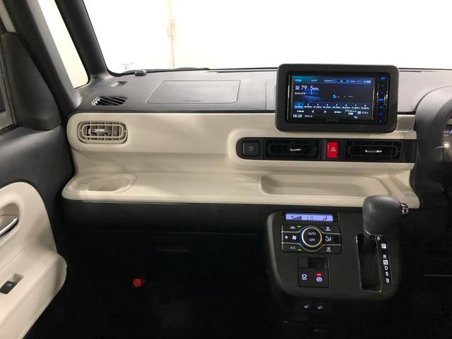 ムーヴキャンバスストライプスＧ　走行７２２０キロ／フルセグナビ／バックカメラ１年保証距離無制限　走行距離７２２０キロ　フルセグナビ　バックカメラ　ブルートゥース　純正マット　サイドエアバッグ　ＬＥＤヘッドランプ　アイドリングストップ　シートヒーター　両側電動スライドドア（埼玉県）の中古車