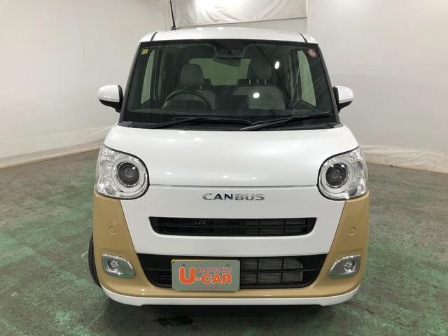 ムーヴキャンバスストライプスＧ　走行７２２０キロ／フルセグナビ／バックカメラ１年保証距離無制限　走行距離７２２０キロ　フルセグナビ　バックカメラ　ブルートゥース　純正マット　サイドエアバッグ　ＬＥＤヘッドランプ　アイドリングストップ　シートヒーター　両側電動スライドドア（埼玉県）の中古車