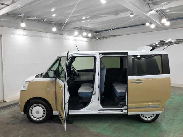 ムーヴキャンバスストライプスＧ　走行７２２０キロ／フルセグナビ／バックカメラ１年保証距離無制限　走行距離７２２０キロ　フルセグナビ　バックカメラ　ブルートゥース　純正マット　サイドエアバッグ　ＬＥＤヘッドランプ　アイドリングストップ　シートヒーター　両側電動スライドドア（埼玉県）の中古車