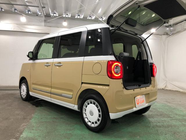 ムーヴキャンバスストライプスＧ　走行７２２０キロ／フルセグナビ／バックカメラ１年保証距離無制限　走行距離７２２０キロ　フルセグナビ　バックカメラ　ブルートゥース　純正マット　サイドエアバッグ　ＬＥＤヘッドランプ　アイドリングストップ　シートヒーター　両側電動スライドドア（埼玉県）の中古車