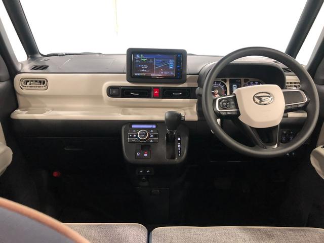 ムーヴキャンバスストライプスＧ　走行距離６９１８キロ／ナビ／バックカメラ一年保証・走行距離無制限　フルセグナビ　バックカメラ　純正マット　サイドエアバック　クリアランスソナー　オートライト　ＬＥＤヘッドライト　ベンチシート　シートヒーター　両側電動スライドドア（埼玉県）の中古車
