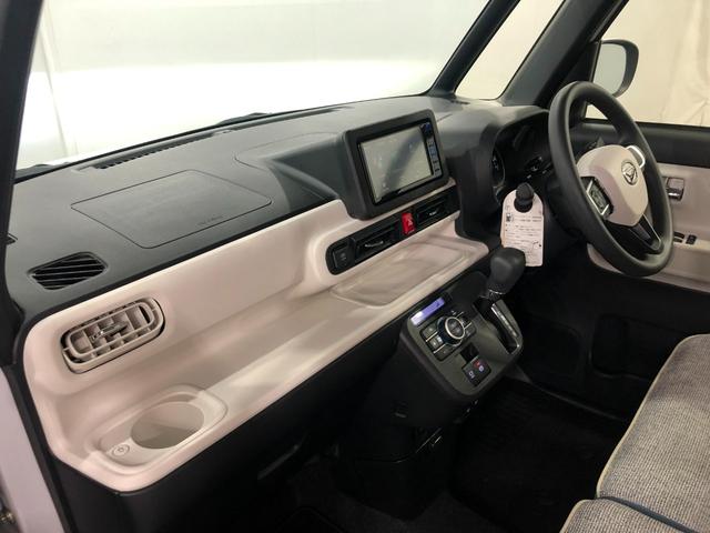ムーヴキャンバスストライプスＧ　走行距離６９１８キロ／ナビ／バックカメラ一年保証・走行距離無制限　フルセグナビ　バックカメラ　純正マット　サイドエアバック　クリアランスソナー　オートライト　ＬＥＤヘッドライト　ベンチシート　シートヒーター　両側電動スライドドア（埼玉県）の中古車
