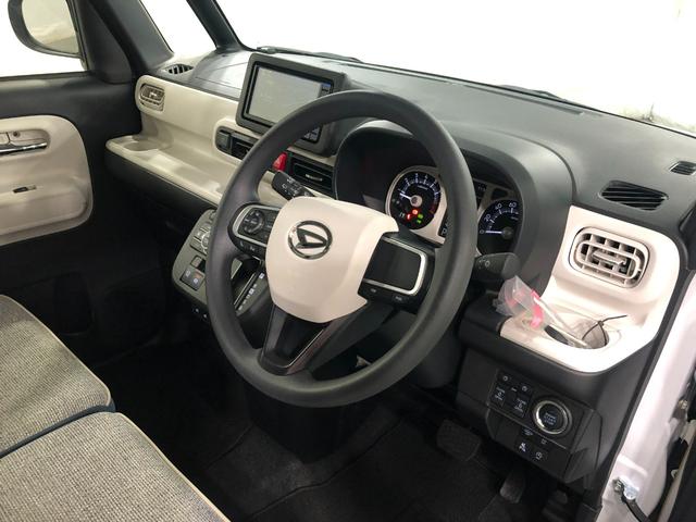 ムーヴキャンバスストライプスＧ　走行距離６９１８キロ／ナビ／バックカメラ一年保証・走行距離無制限　フルセグナビ　バックカメラ　純正マット　サイドエアバック　クリアランスソナー　オートライト　ＬＥＤヘッドライト　ベンチシート　シートヒーター　両側電動スライドドア（埼玉県）の中古車