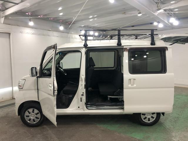 ハイゼットカーゴクルーズＳＡIII　ルーフキャリア／走行７４２０５キロ／ナビ１年保証距離無制限　走行距離７４２０５キロ　純正フルセグナビ　バックカメラ　ブルートゥース　ドラレコ　純正フロアマット　ＬＥＤヘッドランプ　アイドリングストップ　両側スライドドア　キーレスエントリー（埼玉県）の中古車
