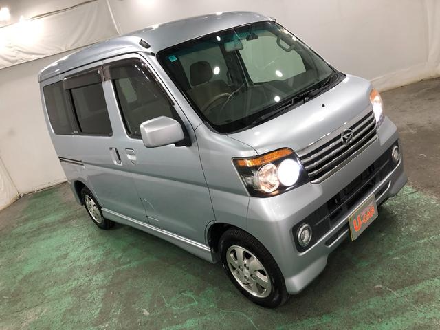 アトレーワゴンカスタムターボＲＳ　走行８７９７５キロ／フルセグナビドラレコ１年保証距離無制限　走行距離８７９７５キロ　フルセグナビ　ブルートゥース　ドライブレコーダー　純正カーペットマット　助手席エアバッグ　ＨＩＤヘッドランプ　両側スライドドア　オートエアコン（埼玉県）の中古車
