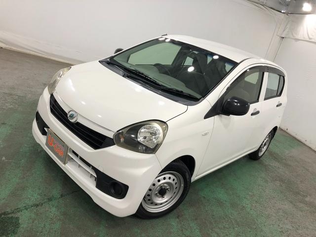 ミライースＤ　車検整備付／走行距離６９５５４キロ／ＬＥＤヘッドランプ１年保証距離無制限　走行距離６９５５４キロ　車検整備付　ＣＤオーディオ　純正カーペットマット　ＬＥＤヘッドランプ　アイドリングストップ（埼玉県）の中古車