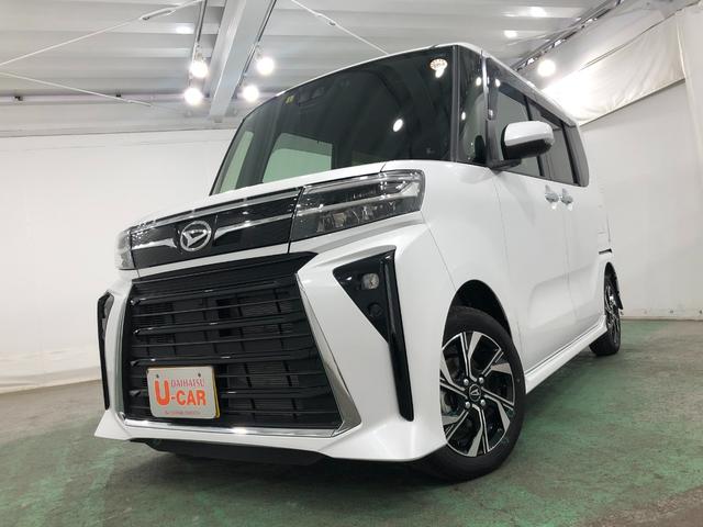 タントカスタムＸ　走行距離３７１３キロ／バックカメラ／ドラレコ１年保証距離無制限　走行距離３７１３キロ　ディスプレイオーディオ　バックカメラ　ドラレコ　純正マット　サイドエアバッグ　ＬＥＤヘッドランプ　アイドリングストップ　シートヒーター　両側電動スライドドア（埼玉県）の中古車