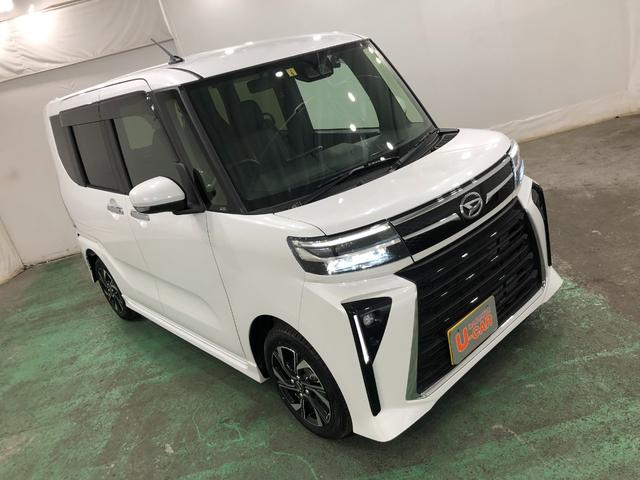 タントカスタムＸ　走行距離３７１３キロ／バックカメラ／ドラレコ１年保証距離無制限　走行距離３７１３キロ　ディスプレイオーディオ　バックカメラ　ドラレコ　純正マット　サイドエアバッグ　ＬＥＤヘッドランプ　アイドリングストップ　シートヒーター　両側電動スライドドア（埼玉県）の中古車