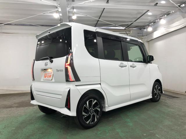 タントカスタムＸ　走行距離３７１３キロ／バックカメラ／ドラレコ１年保証距離無制限　走行距離３７１３キロ　ディスプレイオーディオ　バックカメラ　ドラレコ　純正マット　サイドエアバッグ　ＬＥＤヘッドランプ　アイドリングストップ　シートヒーター　両側電動スライドドア（埼玉県）の中古車