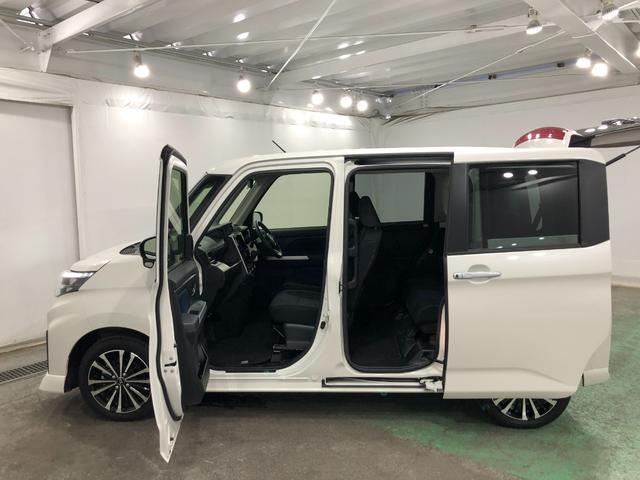 トールカスタムＧ　ターボ　電動Ｐ　クルコン　両側パワスラ走行１．１万キロ　禁煙車　新車保証継承付　１年保証距離無制限　ＵＳＢソケット　スマアシ　クリアランスソナー　ＬＥＤヘッドランプ　　スマートキー　両側電動スライドドア　オート格納式ドアミラー（埼玉県）の中古車