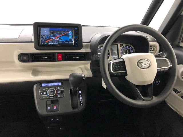 ムーヴキャンバスストライプスＧ　走行８０３７キロ／フルセグナビ／バックカメラ１年保証距離無制限　走行距離８０３７キロ　フルセグナビ　バックカメラ　ブルートゥース　純正マット　サイドエアバッグ　ＬＥＤヘッドランプ　アイドリングストップ　シートヒーター　両側電動スライドドア（埼玉県）の中古車