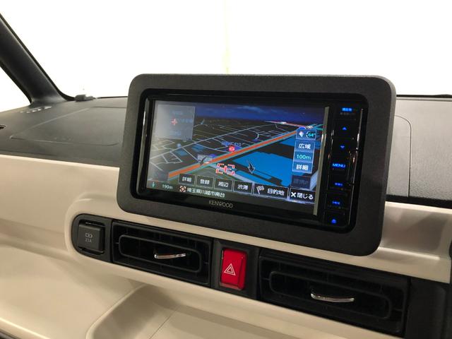 ムーヴキャンバスストライプスＧ　走行８０３７キロ／フルセグナビ／バックカメラ１年保証距離無制限　走行距離８０３７キロ　フルセグナビ　バックカメラ　ブルートゥース　純正マット　サイドエアバッグ　ＬＥＤヘッドランプ　アイドリングストップ　シートヒーター　両側電動スライドドア（埼玉県）の中古車