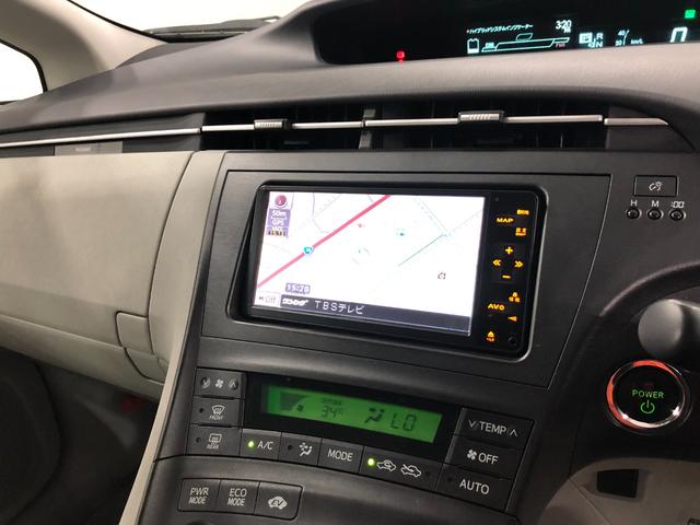 プリウスＳ　ＬＥＤエディション　車検整備付／走行３９８３１キロ／ナビ１年保証距離無制限　走行距離３９８３１キロ　車検整備付　ワンセグナビ　バックカメラ　ブルートゥース　ドラレコ　純正マット　サイドエアバッグ　オートライト　ＬＥＤヘッドランプ（埼玉県）の中古車