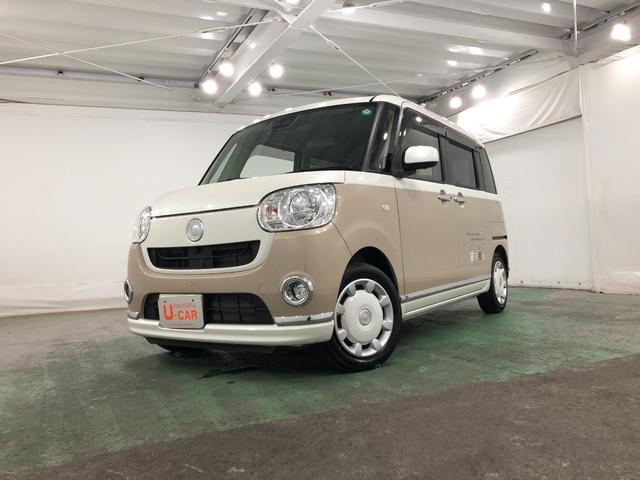 ムーヴキャンバスＸメイクアップリミテッドＳＡ３　走行３４６９５キロ／純正ナビ一年保証・走行距離無制限　走行距離３４６９５キロ　フルセグナビ　ブルートゥース　全周囲カメラ　ＤＶＤ　ドラレコ　ＥＴＣ　オートライト　ＬＥＤヘッドライト　シートヒーター　両側電動スライドドア（埼玉県）の中古車