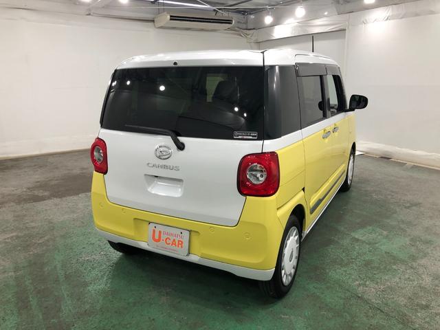 ムーヴキャンバスストライプスＧ　雹害車／走行６０６５キロ／純正ナビ／ドラレコ一年保証・走行距離無制限　走行距離６０６５キロ　フルセグナビ　ブルートゥース　全周囲カメラ　ドラレコ　クリアランスソナー　オートライト　ＬＥＤヘッドライト　シートヒーター　両側電動スライドドア（埼玉県）の中古車