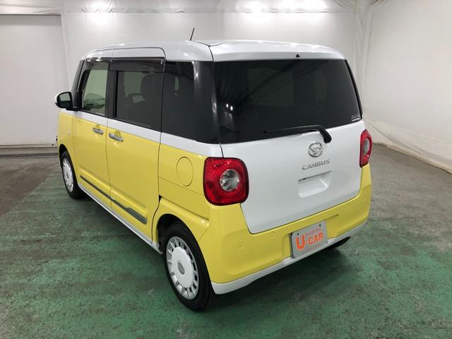 ムーヴキャンバスストライプスＧ　雹害車／走行６０６５キロ／純正ナビ／ドラレコ一年保証・走行距離無制限　走行距離６０６５キロ　フルセグナビ　ブルートゥース　全周囲カメラ　ドラレコ　クリアランスソナー　オートライト　ＬＥＤヘッドライト　シートヒーター　両側電動スライドドア（埼玉県）の中古車