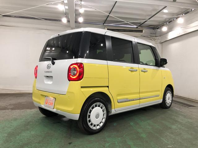 ムーヴキャンバスストライプスＧ　走行１２１キロ／フルセグナビ／ドラレコ１年保証距離無制限　走行距離１２１キロ　フルセグナビ　バックカメラ　ドラレコ　純正マット　サイドエアバッグ　ＬＥＤヘッドランプ　アイドリングストップ　シートヒーター　両側電動スライドドア　キーフリー（埼玉県）の中古車