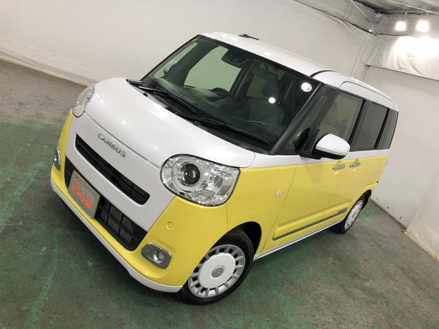 ムーヴキャンバスストライプスＧ　走行１２１キロ／フルセグナビ／ドラレコ１年保証距離無制限　走行距離１２１キロ　フルセグナビ　バックカメラ　ドラレコ　純正マット　サイドエアバッグ　ＬＥＤヘッドランプ　アイドリングストップ　シートヒーター　両側電動スライドドア　キーフリー（埼玉県）の中古車