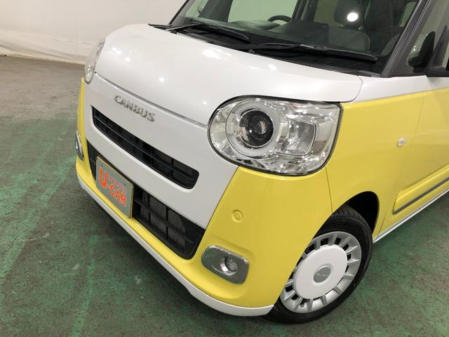 ムーヴキャンバスストライプスＧ　走行１２１キロ／フルセグナビ／ドラレコ１年保証距離無制限　走行距離１２１キロ　フルセグナビ　バックカメラ　ドラレコ　純正マット　サイドエアバッグ　ＬＥＤヘッドランプ　アイドリングストップ　シートヒーター　両側電動スライドドア　キーフリー（埼玉県）の中古車