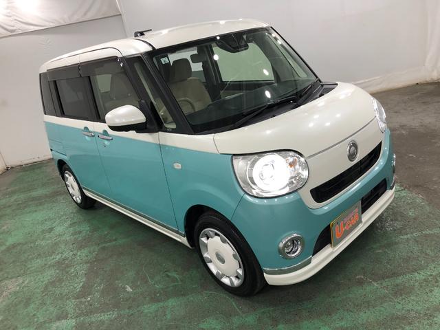 ムーヴキャンバスＧメイクアップＶＳ　ＳＡIII　走行１１７６７キロ／ナビ１年保証距離無制限　走行１１７６７キロ　ナビ　ドラレコ　全周囲モニター　Ｂｌｕｅｔｏｏｔｈ　ＵＳＢ　シートヒーター　両側電動スライドドア　取扱説明書　メンテナンスノート　スペアキー　スマートアシスト（埼玉県）の中古車