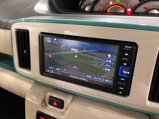 ムーヴキャンバスＧメイクアップＶＳ　ＳＡIII　走行１１７６７キロ／ナビ１年保証距離無制限　走行１１７６７キロ　ナビ　ドラレコ　全周囲モニター　Ｂｌｕｅｔｏｏｔｈ　ＵＳＢ　シートヒーター　両側電動スライドドア　取扱説明書　メンテナンスノート　スペアキー　スマートアシスト（埼玉県）の中古車