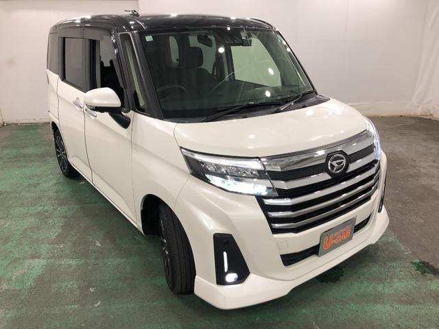 トールカスタムＧ　ターボ／車検整備付き／ナビ／後席モニター一年保証・走行距離無制限　走行２３７６６キロ　フルセグナビ　ブルートゥース　全周囲カメラ　ドラレコ　後席モニター　クリアランスソナー　オートライト　ＬＥＤヘッドライト　両側電動スライドドア（埼玉県）の中古車