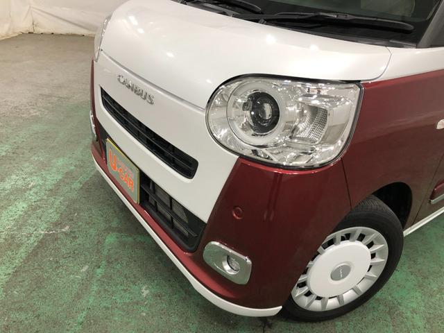 ムーヴキャンバスストライプスＧターボ　走行８９３１キロ／純正ナビ／ドラレコ１年保証距離無制限　走行距離８９３１キロ　純正フルセグナビ　バックカメラ　ドラレコ　純正マット　サイドエアバッグ　ＬＥＤヘッドランプ　シートヒーター　両側電動スライドドア　オート格納式ドアミラー（埼玉県）の中古車