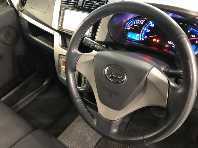 ムーヴカスタム　Ｘリミテッド　ＳＡ　走行４７１３７Ｋ　ナビ　雹害車１年保証距離無制限　バックカメラ　マット　オートライト　ＬＥＤヘッドランプ　アイドリングストップ　プッシュボタンスタート　電動格納式ドアミラー（埼玉県）の中古車