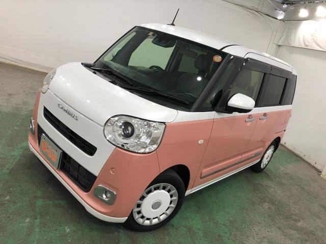 ムーヴキャンバスストライプスＧ　走行３４２３５キロ／純正ナビ／ドラレコ禁煙車　ワンオーナー　純正フルセグナビ　パノラマモニター　ドラレコ　純正マット　プッシュボタンスタート　ＬＥＤヘッドランプ　電動パーキングブレーキ　シートヒーター　両側電動スライドドア　電動格納ミラー（埼玉県）の中古車