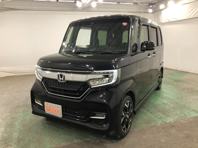 Ｎ−ＢＯＸカスタムＧ・Ｌターボホンダセンシング　雹害／走行６３９３８キロ／ナビ１年保証距離無制限　走行距離６３９３８キロ　フルセグナビ　バックカメラ　ブルートゥース　純正マット　サイドエアバッグ　ＬＥＤヘッドランプ　両側電動スライドドア　プッシュボタンスタート　キーフリー（埼玉県）の中古車