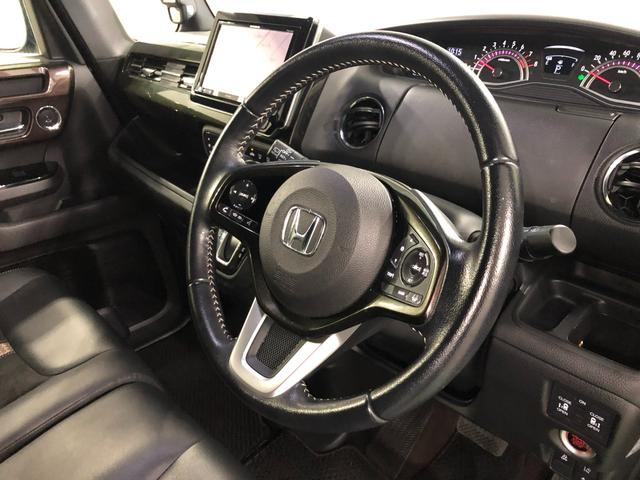 Ｎ−ＢＯＸカスタムＧ・Ｌターボホンダセンシング　雹害／走行６３９３８キロ／ナビ１年保証距離無制限　走行距離６３９３８キロ　フルセグナビ　バックカメラ　ブルートゥース　純正マット　サイドエアバッグ　ＬＥＤヘッドランプ　両側電動スライドドア　プッシュボタンスタート　キーフリー（埼玉県）の中古車