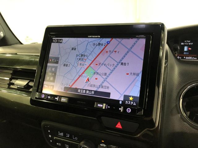 Ｎ−ＢＯＸカスタムＧ・Ｌターボホンダセンシング　雹害／走行６３９３８キロ／ナビ１年保証距離無制限　走行距離６３９３８キロ　フルセグナビ　バックカメラ　ブルートゥース　純正マット　サイドエアバッグ　ＬＥＤヘッドランプ　両側電動スライドドア　プッシュボタンスタート　キーフリー（埼玉県）の中古車