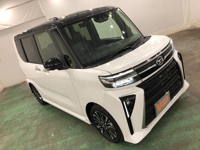 タントカスタムＲＳ　走行１４９６８キロ／車検整備付／ナビ／ドラレコ一年保証・走行距離無制限　走行１４９６８キロ　フルセグナビ　ブルートゥース　全周囲カメラ　ドラレコ　サイドエアバック　クリアランスソナー　オートライト　ＬＥＤヘッドライト　両側電動スライドドア（埼玉県）の中古車