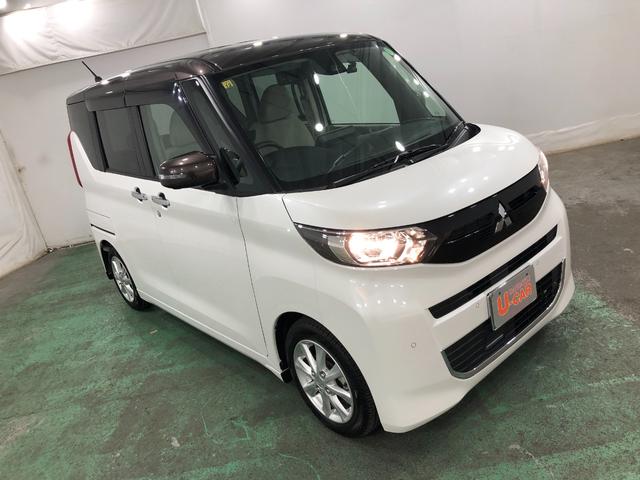 ｅＫスペースＴ　走行１０５７０キロ／ナビ／全周囲カメラ／デジタルインナー一年保証・走行距離無制限　走行１０５７０キロ　フルセグナビ　ブルートゥース　全周囲カメラ　サイドエアバック　クリアランスソナー　オートライト　ベンチシート　両側電動スライドドア（埼玉県）の中古車